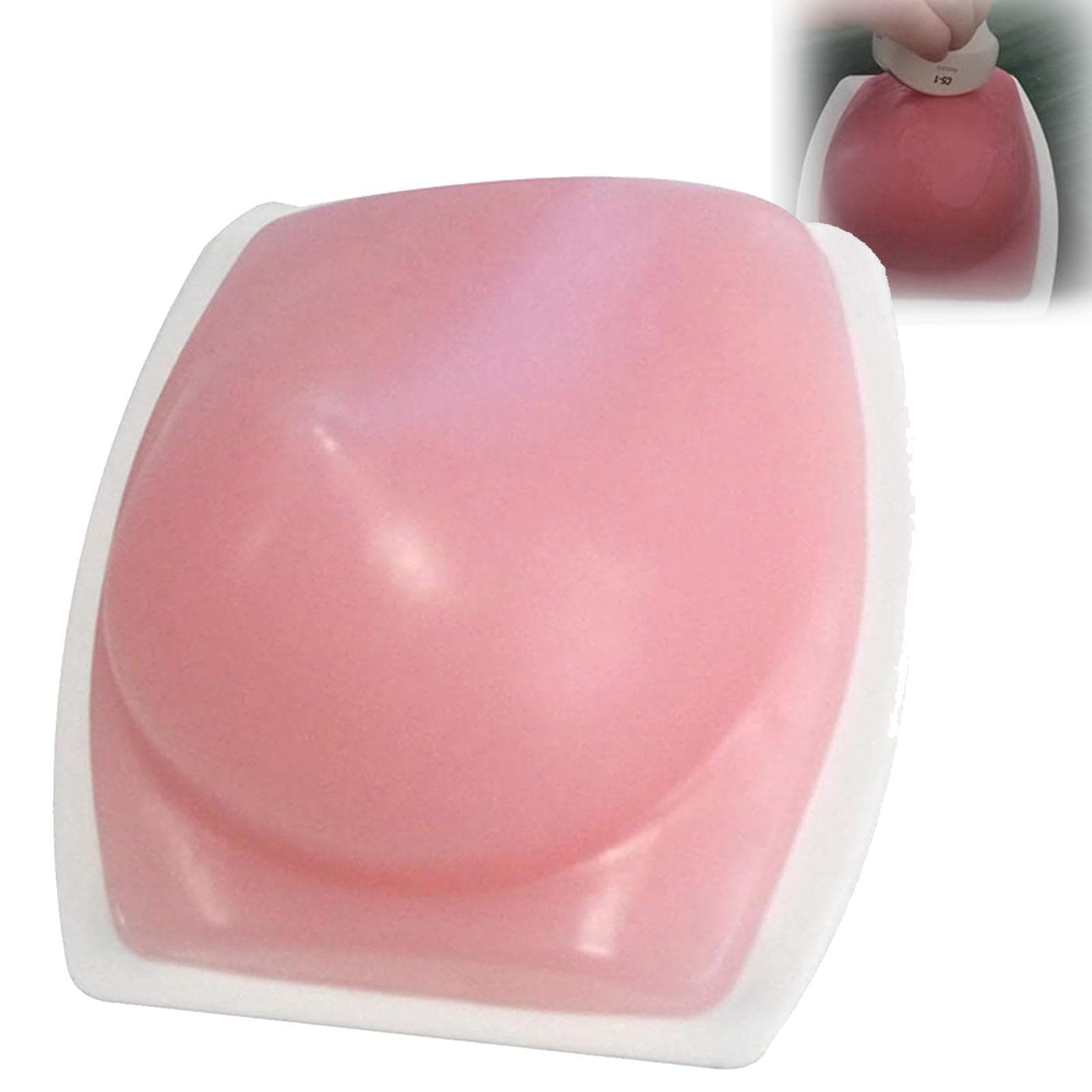 Ultrasound Puncture Training Model, B Ultrasound Guidance Breast Lump Biopsy Silicone Model for Students and Doctors Practice Education Too