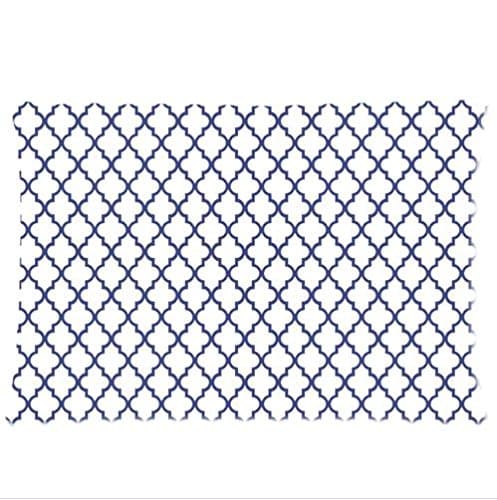 The Blue Line Design Pillowcase - Moroccan Tile Quatrefoil Pillowcase,One Side Pillowcase Pillow Cover 20x30 inches