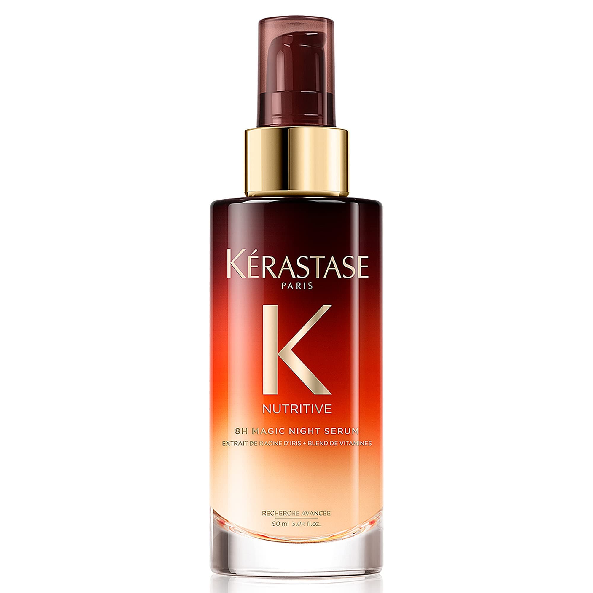Kérastase Nutritive, Nourishing & Conditioning Mask Hair Treatment, For Dry Hair, With Iris Root Extract, 8h Overnight Serum, 90 ml