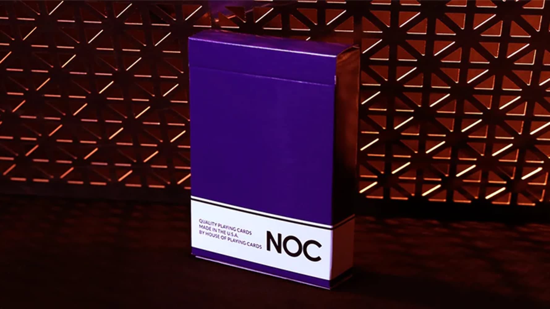 NOC Original Deck (Purple) Printed at USPCC by The Blue Crown | Cool Collectable Poker Deck | Cards for Magicians and Magic Tricks