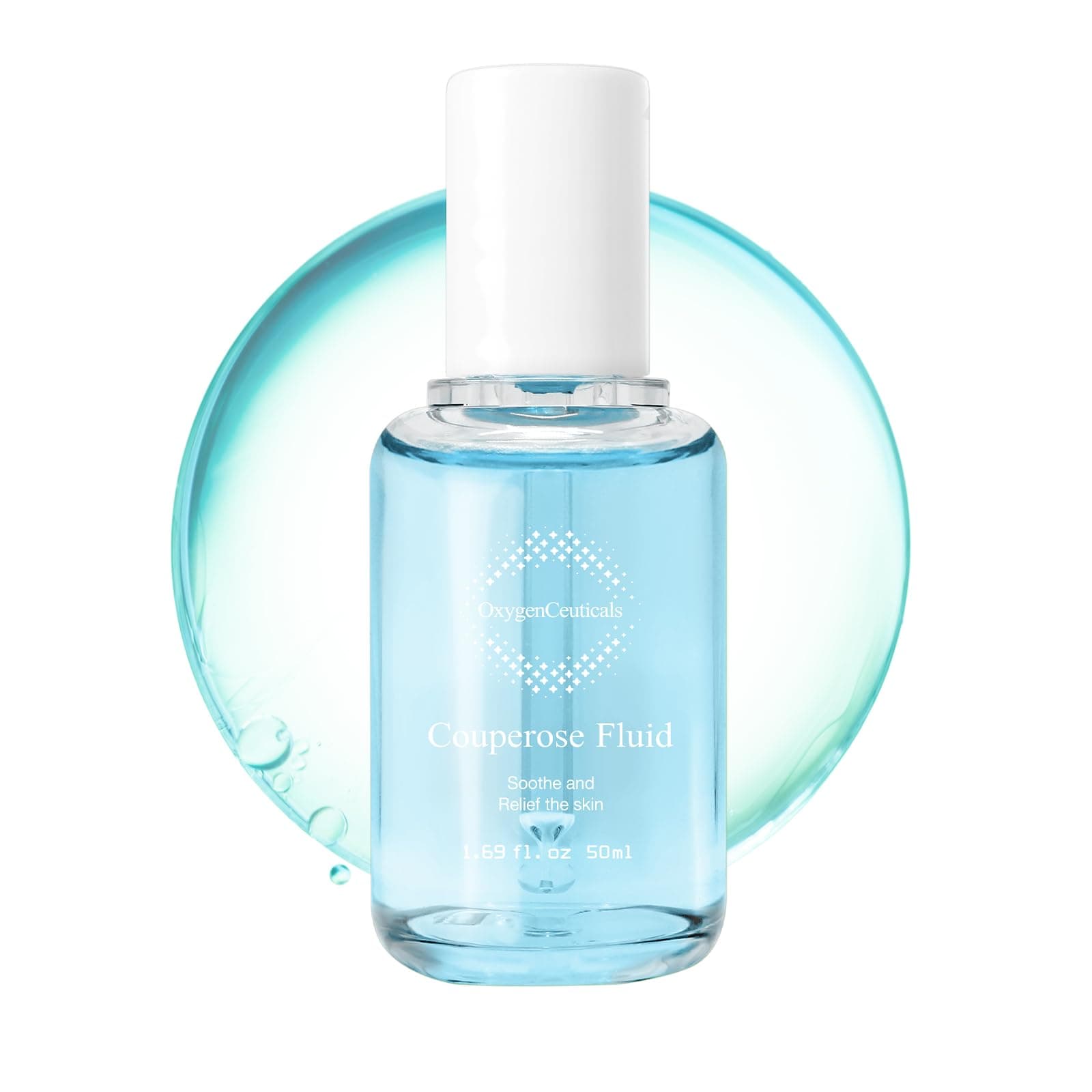 Couperose Fluid 50ml | RednessTreatment Serum for Sensitive, Post Aesthetic Procedure Skin | Korean Ampoule packed with Hydrolyzed Collagen, Hyaluronic Acid & Rose Water | 50ml(1.69oz