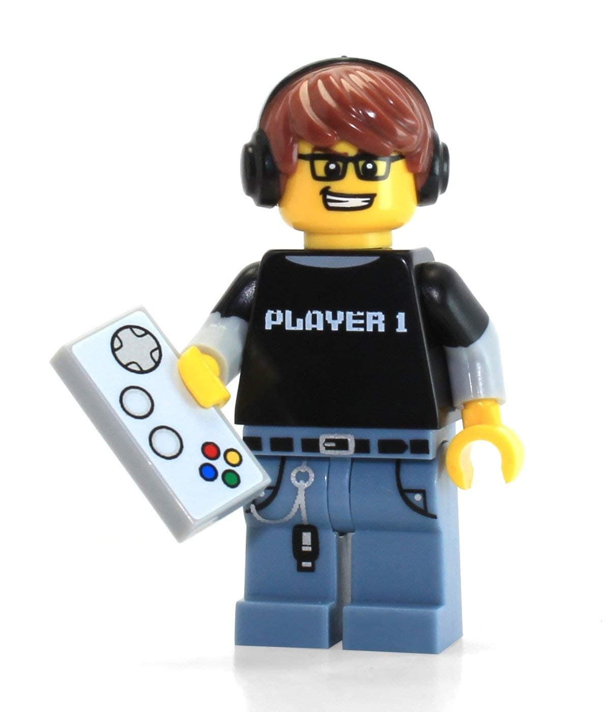 Series 12 Collectible Minifigure 71007 - Video Game Guy Gamer