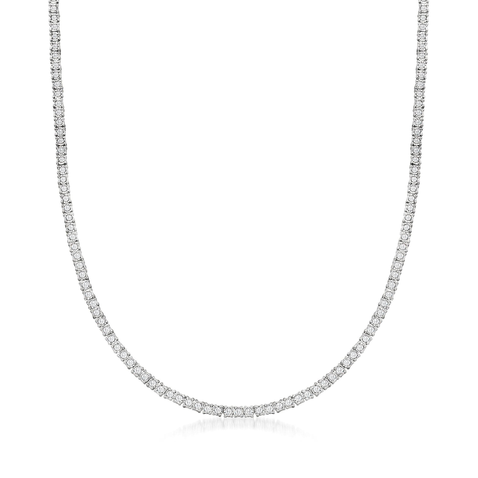 Ross-Simons 5.00 ct. t.w. Diamond Tennis Necklace