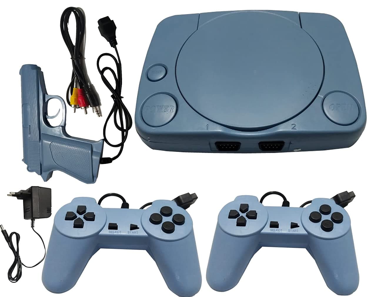 NOWAIT Classic Trendy 8 Bit TV Video Gaming Console with Inbuilt Games 40 Like Contra, Super Mario Bros - Multicolor