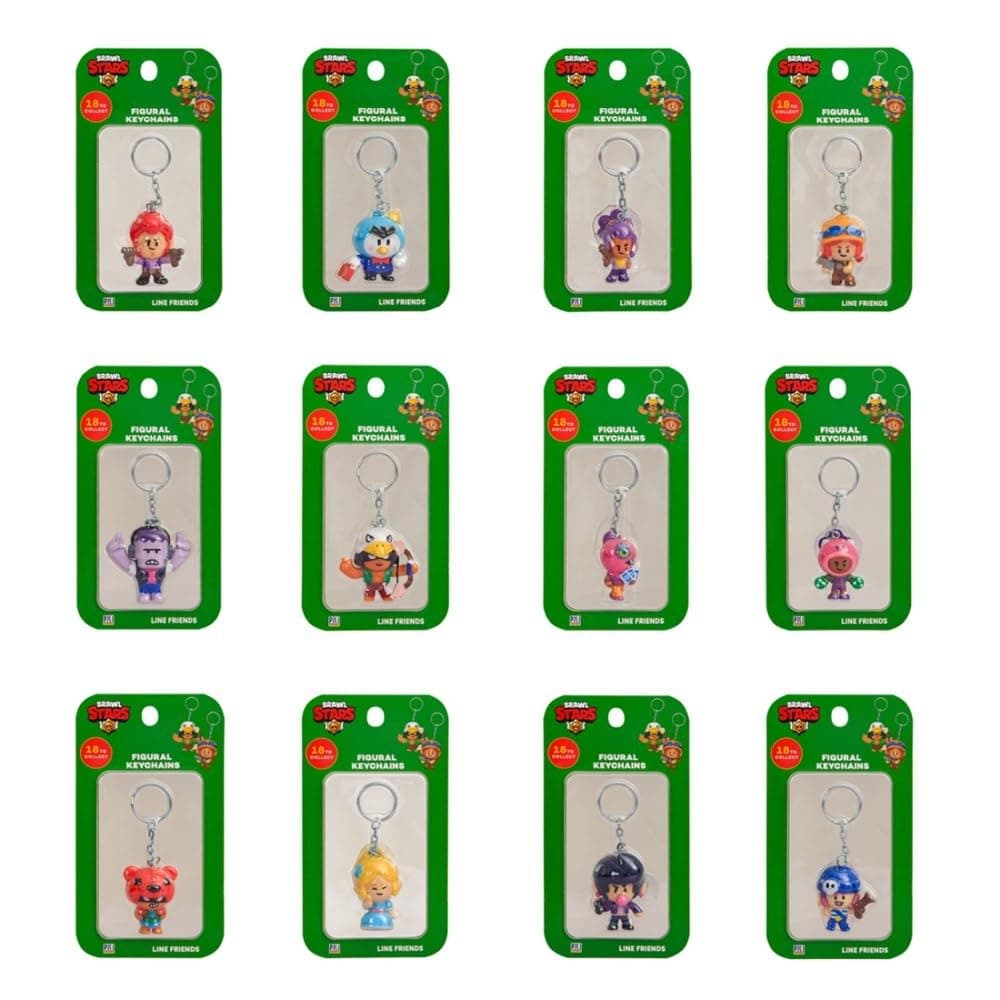 P.M.I. Figural Keychains - 1 Pack (S1) (Random) (BRW8010)