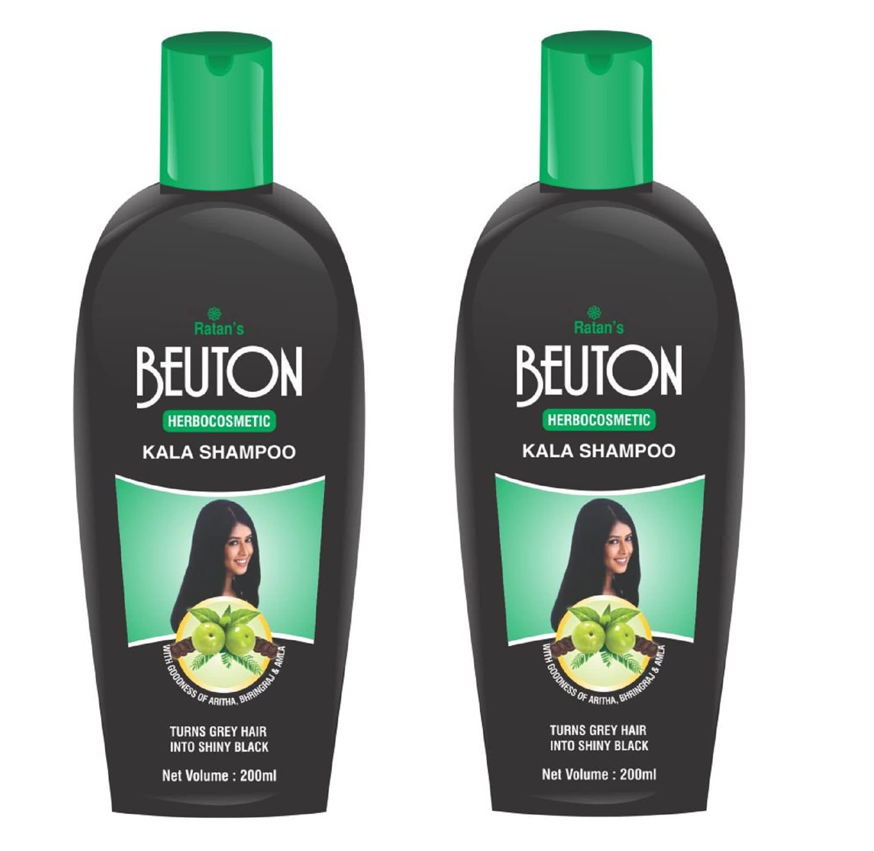 Ratan's - Beuton Herbocosmetic Kala Shampoo 200 ml each (Pack of 2)