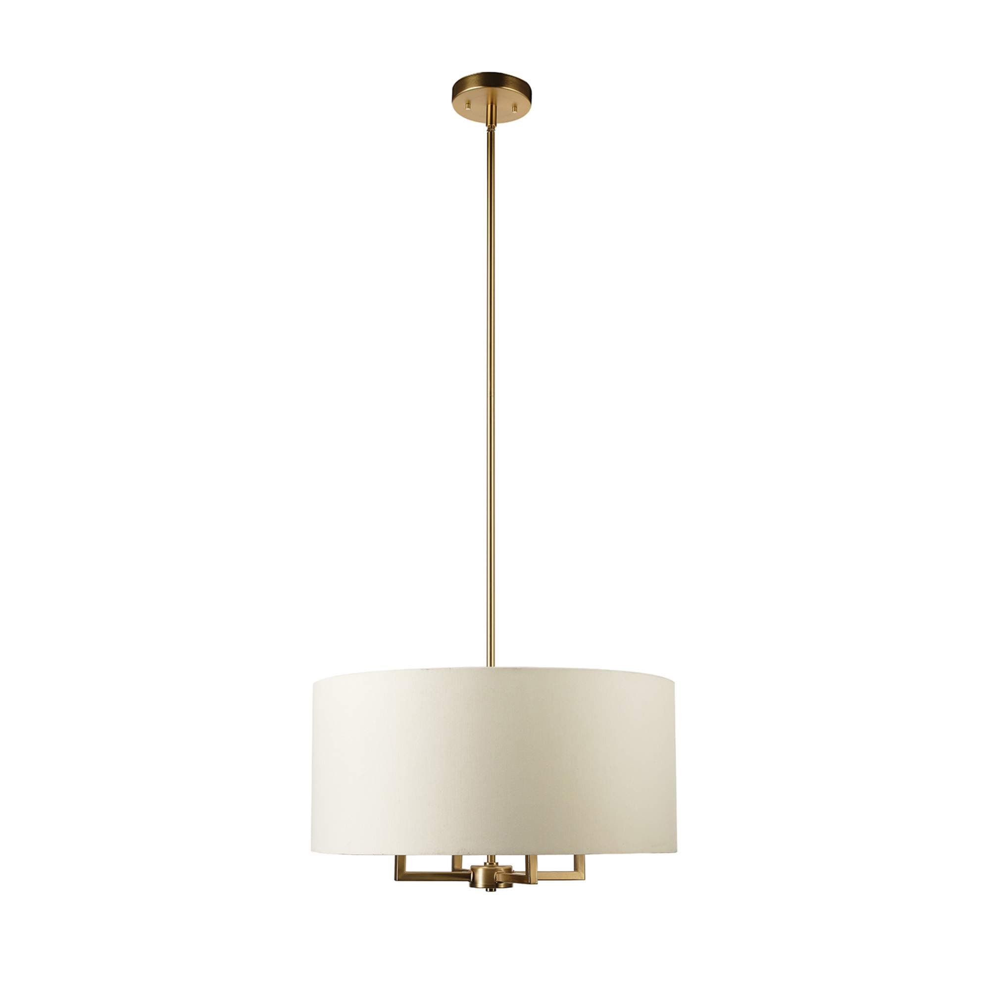 Globe Electric 60340 Emery Pendant Lighting, Matte Brass, Bulb Not Included