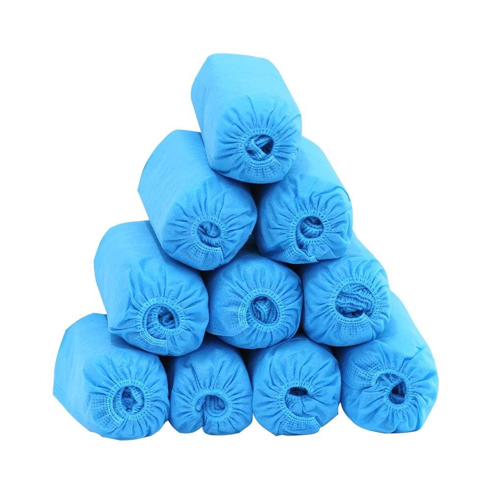 LESGAULEST Shoe Covers - 100 Piece Booties Covers Reusable Non Slip, Washable, Keep Your House Clean