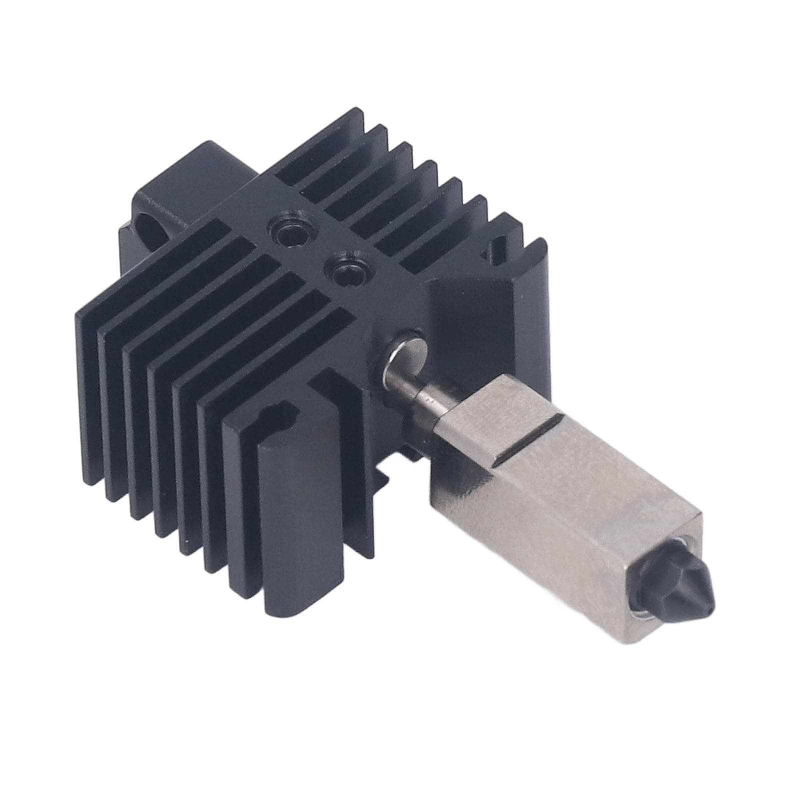 Extruder Print Head, Hotend Heat Sink Kit No Blockage Easy Installation High Hardness All Metal Glossy Inner Wall for 3D Printer