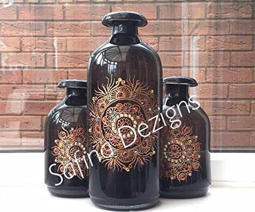 Persian vases/Moroccan style vases/ unique vases/exquisite vases/hand made vases/exclusive to Safina Dezigns