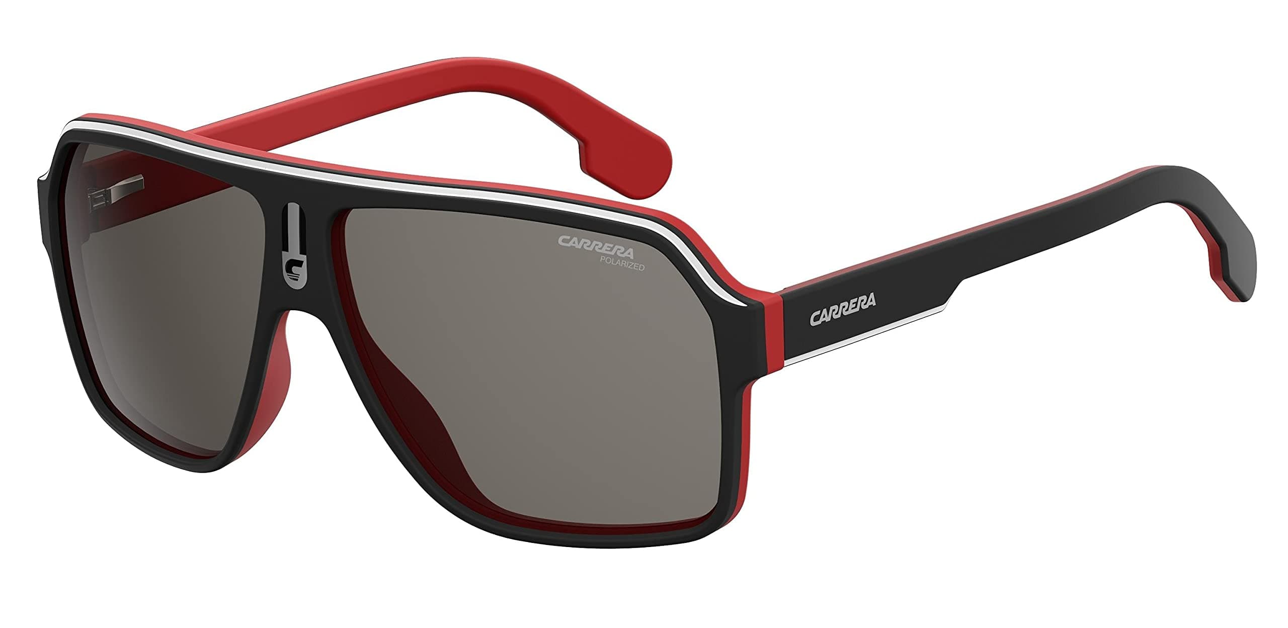 CarreraUnisex's 1001/S M9 BLX Sunglasses, Matt Black Ruthe Crystal Red/Grey Grey, 62