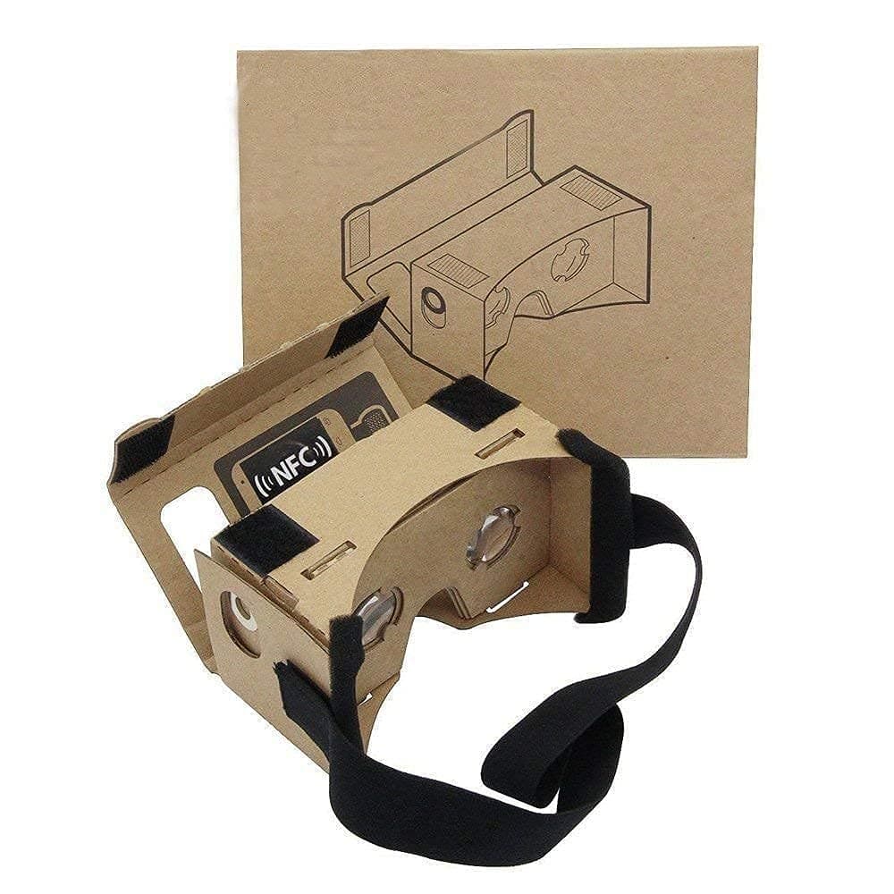 Google Cardboard,Virtual Real Store 3D VR Headsets DIY Virtual Reality Box Glasses for All 4-6 Inch Smartphones 2 Pack