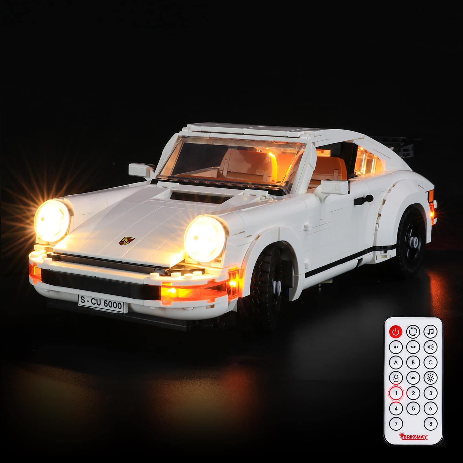 Led Lighting Kit for Porsche 911 - Compatible with Lego 10295 Building Blocks Model- Not Include The Lego Set