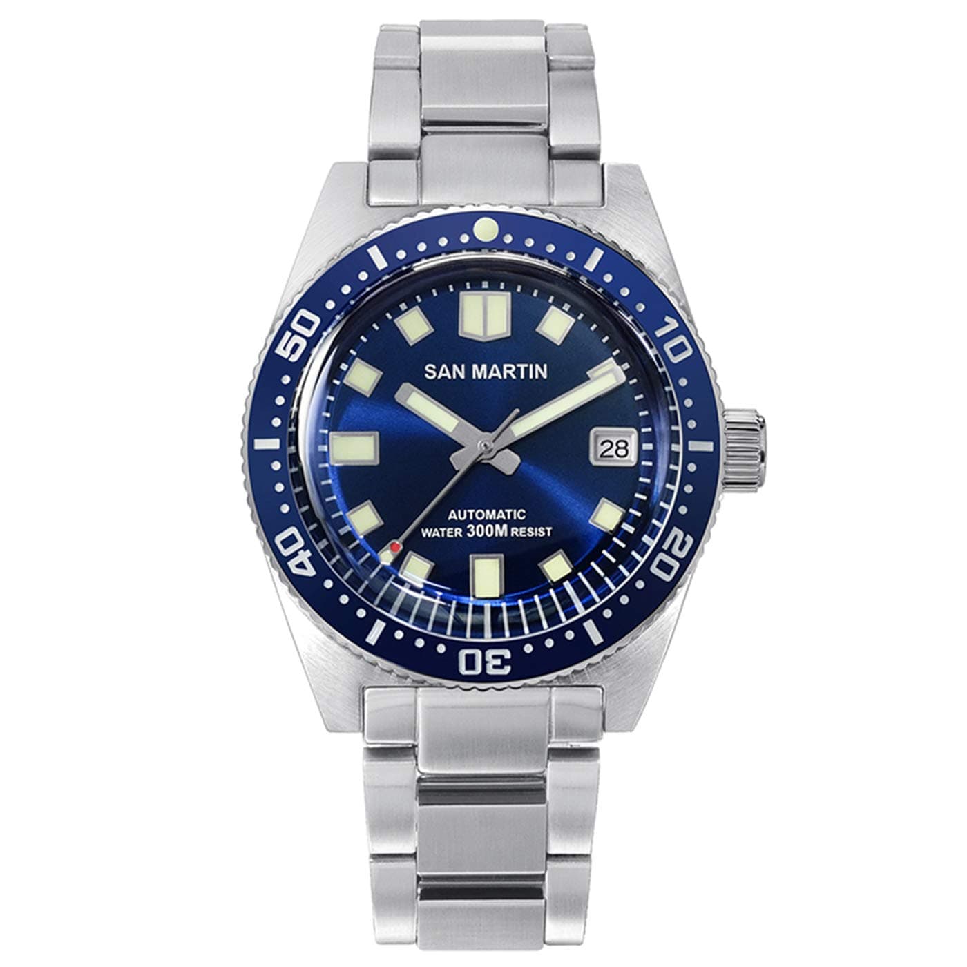 SN007-V4 Men's Stainless Steel Automatic Watch Sapphire Diving Watch 20ATM Water Resistance Diameter 40mm