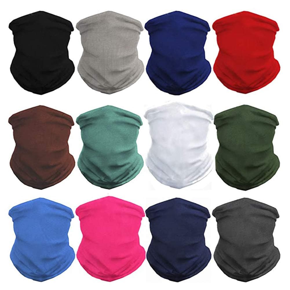 Outdoor Multifunctional Sports Magic Seamless Scarf Face Mask Headwear Elastic Headband Bandana UV Resistence Sport Headwear Turban Wide Headscarves Balaclava Tube