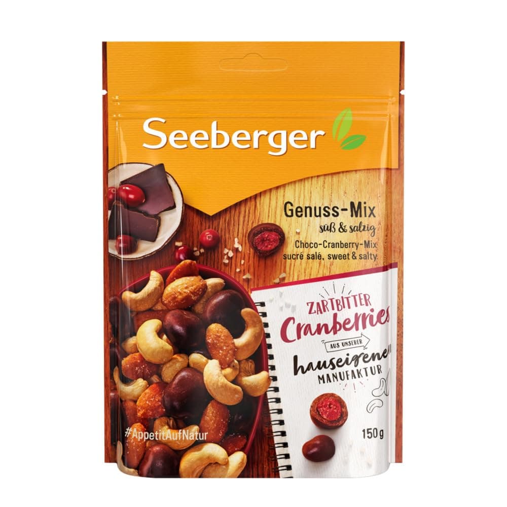 Seeberger Dried Fruits Choco - Cranberry Mix 150g