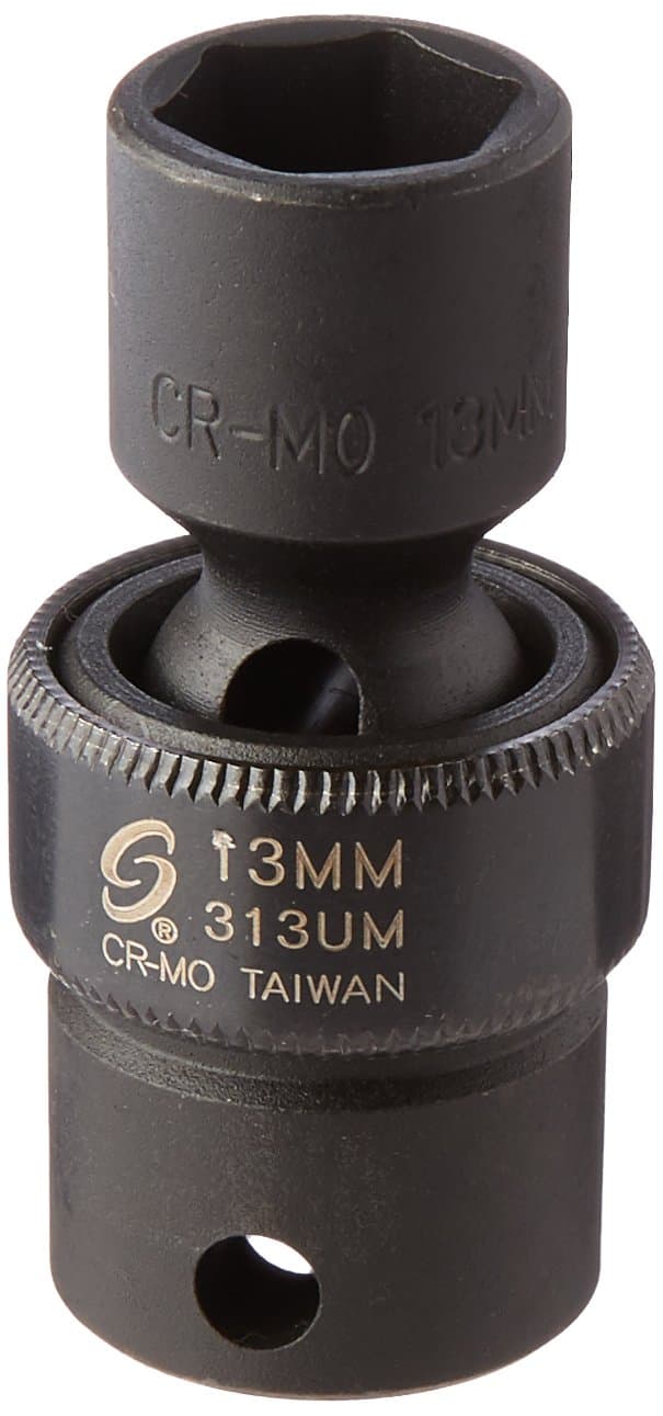 Sunex International 313UM 3/8" Drive Universal Impact Socket - 13mm
