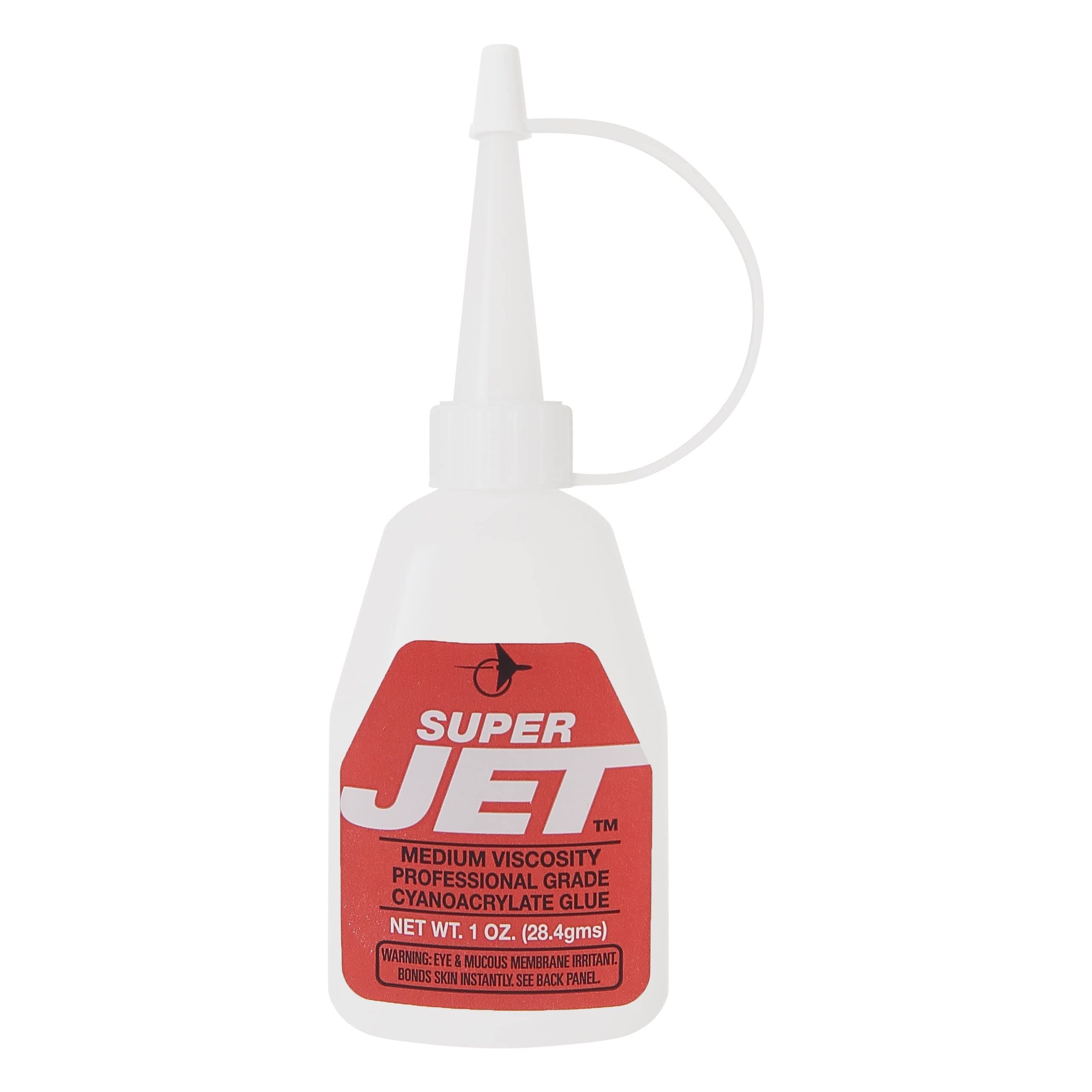 Super Jet - Medium Thickness Industrial Strength CA Glue - Forms Strong Bonds with Just Anything - General Purpose Cyanoacrylate Glue