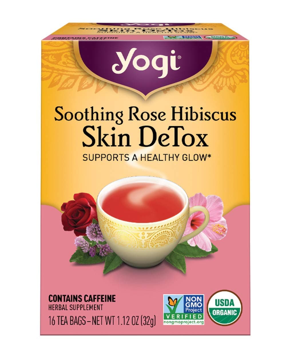 Yogi Herbal Tea for Skin Detox - 16 ea