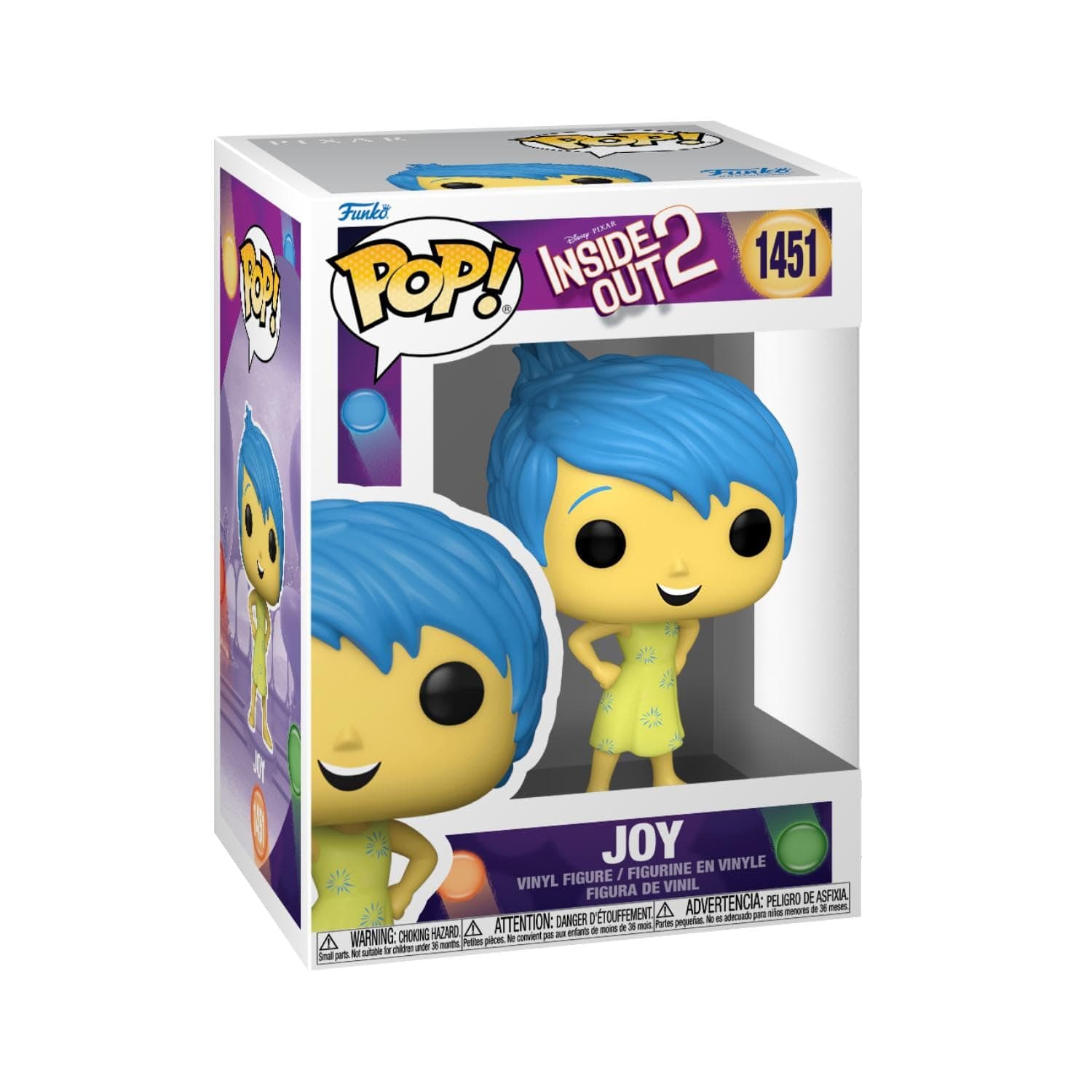 POP! Disney: Inside Out 2 Joy - Vinyl Collectible Figure - Gift Idea - Official Merchandise - Toy for Children and Adults - Movies Fans - Model Figure for Collectors and Display