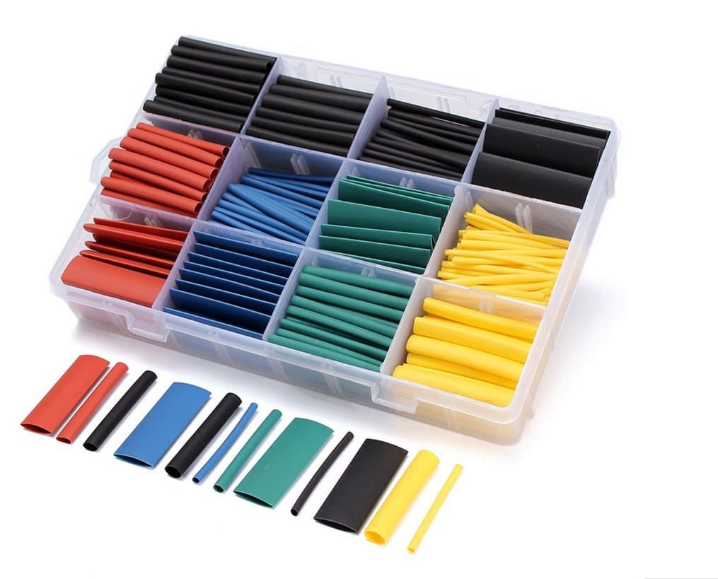 RD Lane 530 Pcs Assorted Heat Shrink Tube Wire Shrink Tubing Shrink Sleeve Set