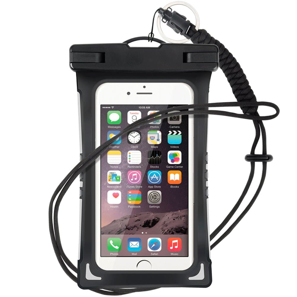 Waterproof Case, 3 Pack Universal Cell Phone Dry Bag Floating Pouch for iPhone 8, 7 Plus, 6s, 6s Plus, 5s, se, Galaxy S8 S7 Edge, Note 4 3, LG G6 G5 G4, HTC One X , Smartphone Devices Up To 6.0