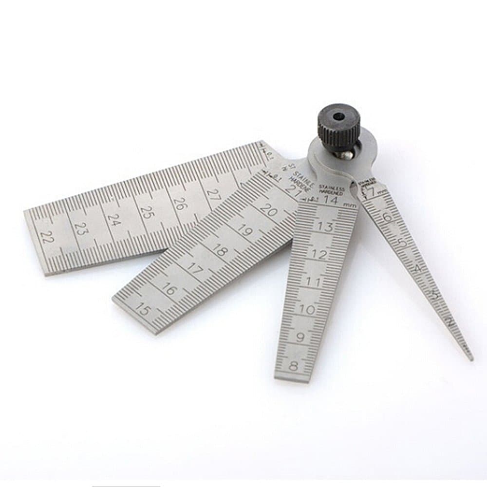 HangboughtEUStainless Steel Wedge Feeler Gauges Hole Gap Welding Metric Taper Gauge 0-29mm
