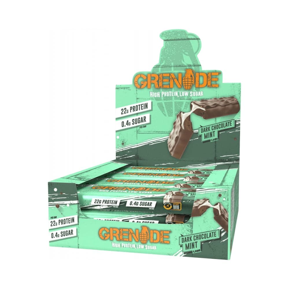 Carb Killa Protein Bar 12 X 60g Dark Chocolate Mint
