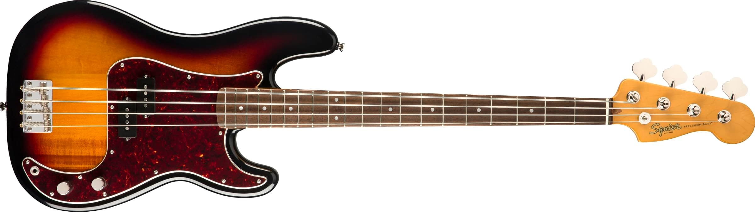 Squier Classic Vibe 60s Precision Bass, 3-Color Sunburst, Laurel Fingerboard
