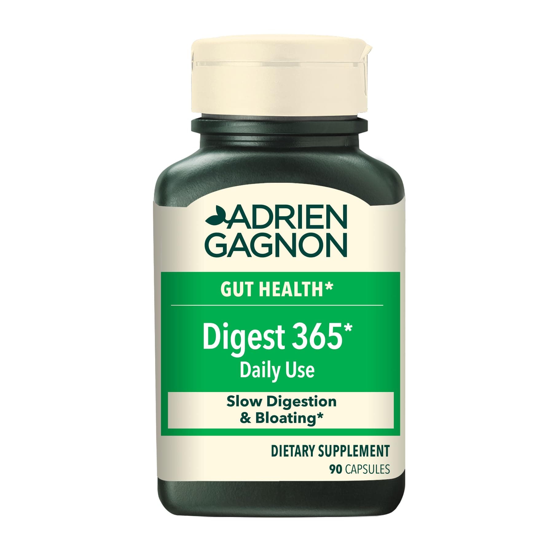 Adrien Gagnon - Digest 365 Natural Digestive Enzymes Complex, for Digestion Supplement Gas and Bloating Relief, Restore Gut Health - 90 Count