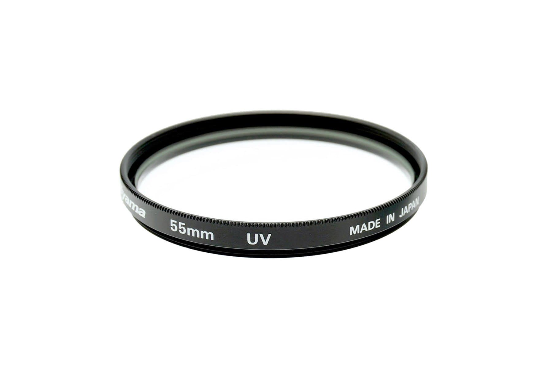 Fujiyama 55mm UV Filter for Nikon AF-P DX Nikkor 18-55mm F3.5-5.6G VR/F3.5-5.6G Black Made in Japan