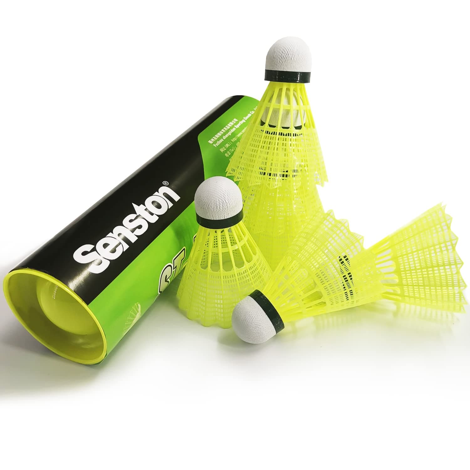 Senston Badminton Shuttle Nylon Badminton Shuttle Birdies Durability Stability Shuttlecock for Outdoor Indoor Sports Activities/Training