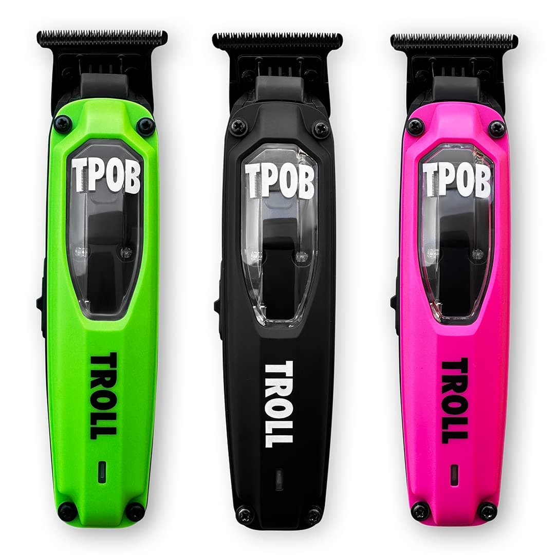 TPOB green black pink troll trimmer with psycho blade