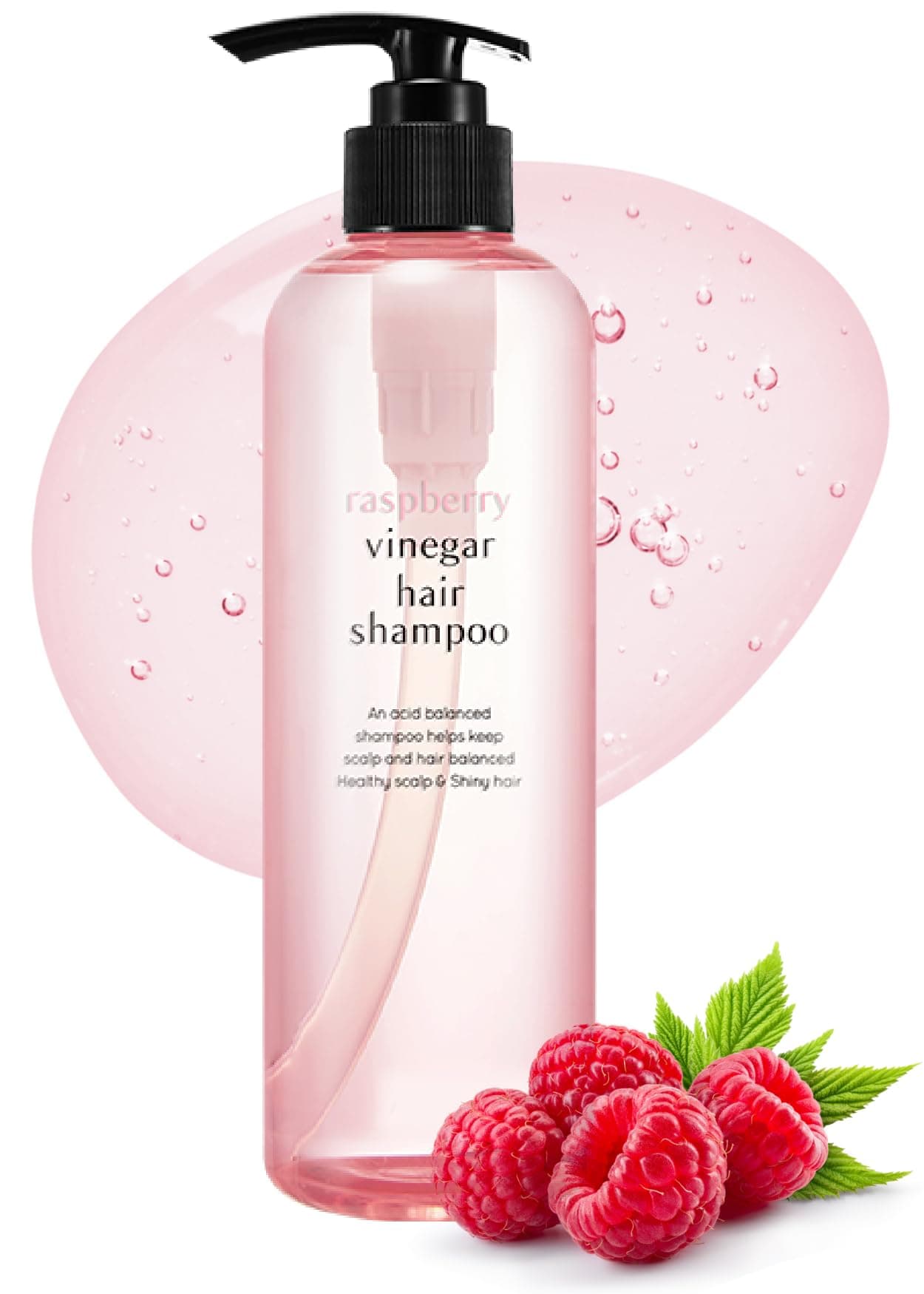 A'PIEU Raspberry Vinegar Hair Shampoo with Raspberry Vinegar Hair Shampoo for Vibrant, Bright and Strong Looking Hair