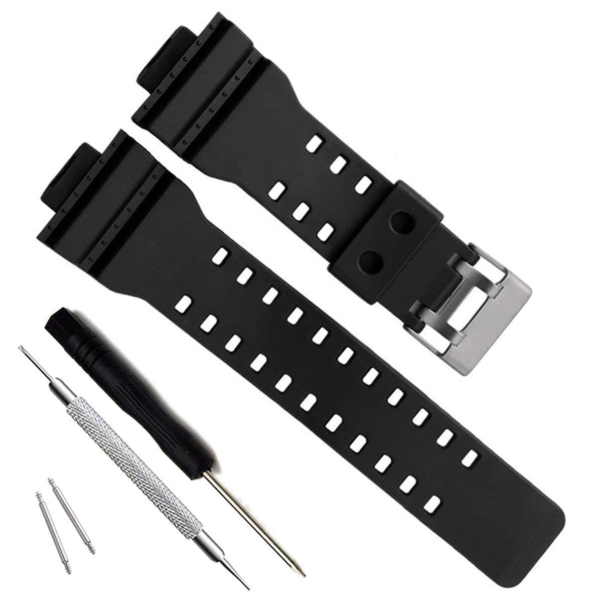 OliBoPo Replacement Strap for Casio Men's G-Shock GD120/GA-100/GA-110/GA-100C