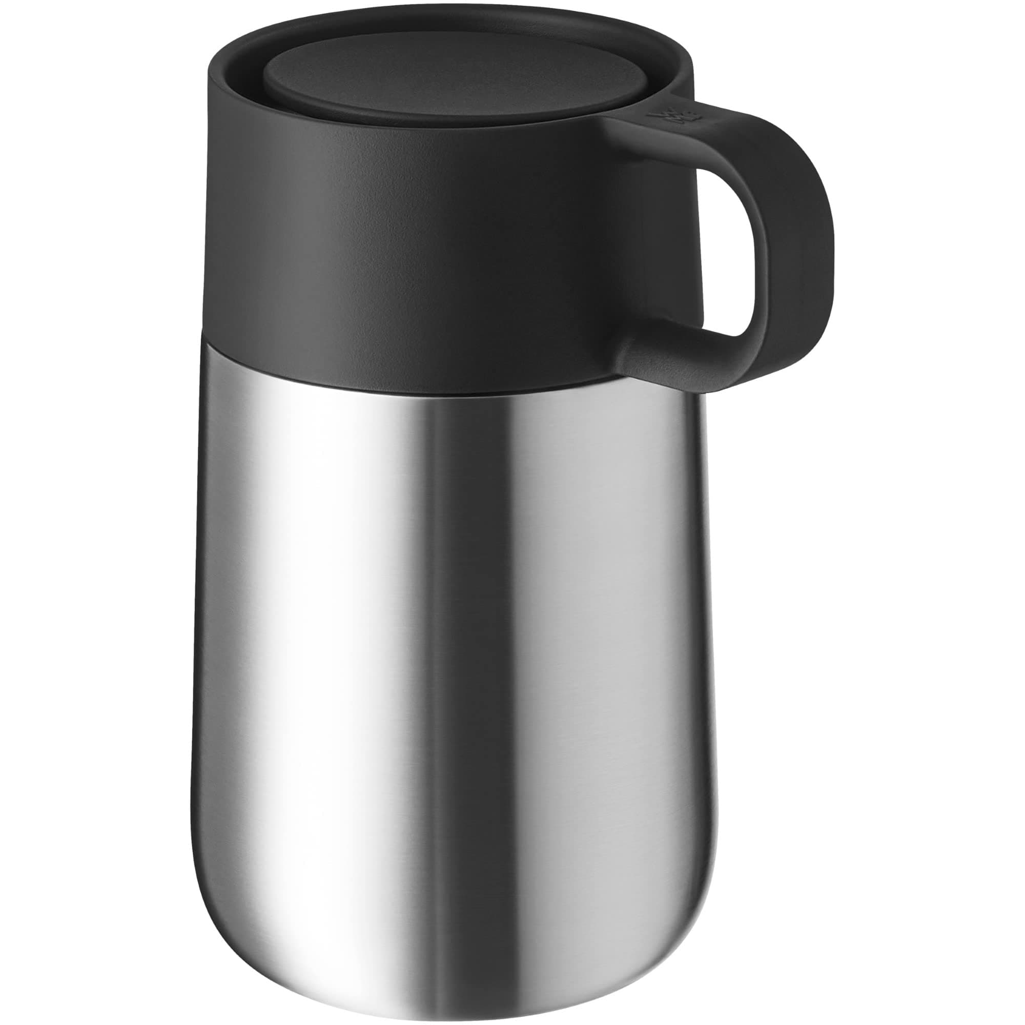 Impulse Travel Mug, Stainless Steel Thermal Mug, 0.3 L, Automatic Closure, 360° Drinking Opening, Keeps Drinks Warm for 6 Hours/Cold for 12 Hours, Frosted