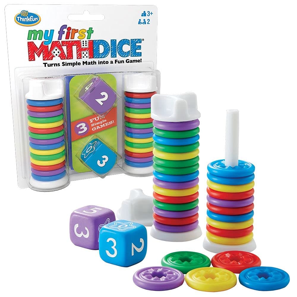 My First Math Dice - Engaging Counting Game for Kids | Enhances Math & Number Skills | Fun Learning Activity for Ages 3+