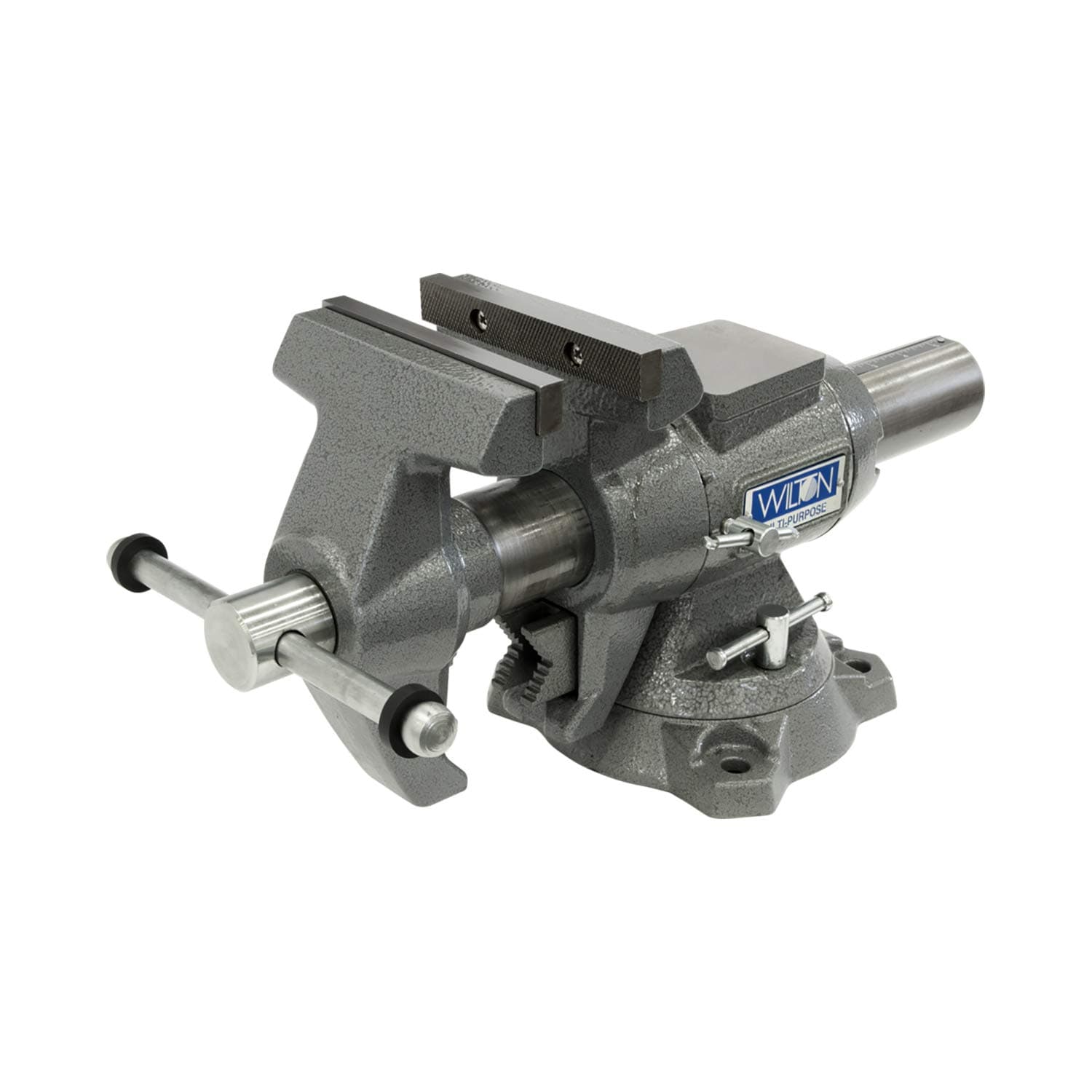 Wilton Multi-Purpose Bench Vise, 5-1/2" Jaw Width, 5" Max Jaw Opening, 2-3/4" Throat (Model 550P)