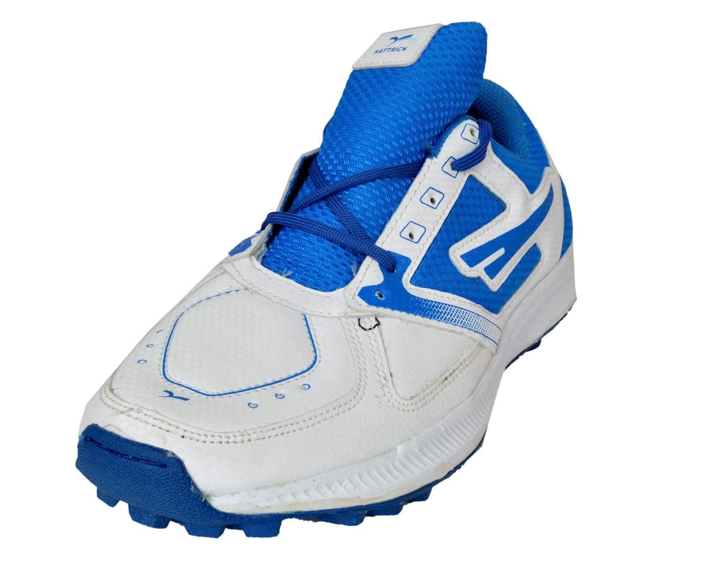 sega Shoe Men's White PU Hattrick Cricket