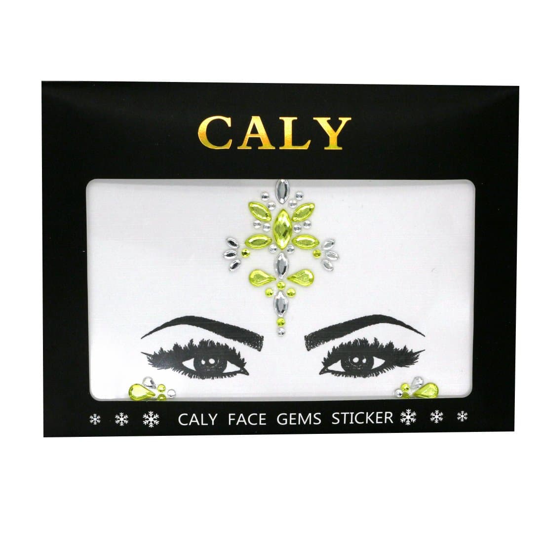 Caly CB-1005 Bindi Design Face and Body Jewels Stickers Eyebrow for Festival Season