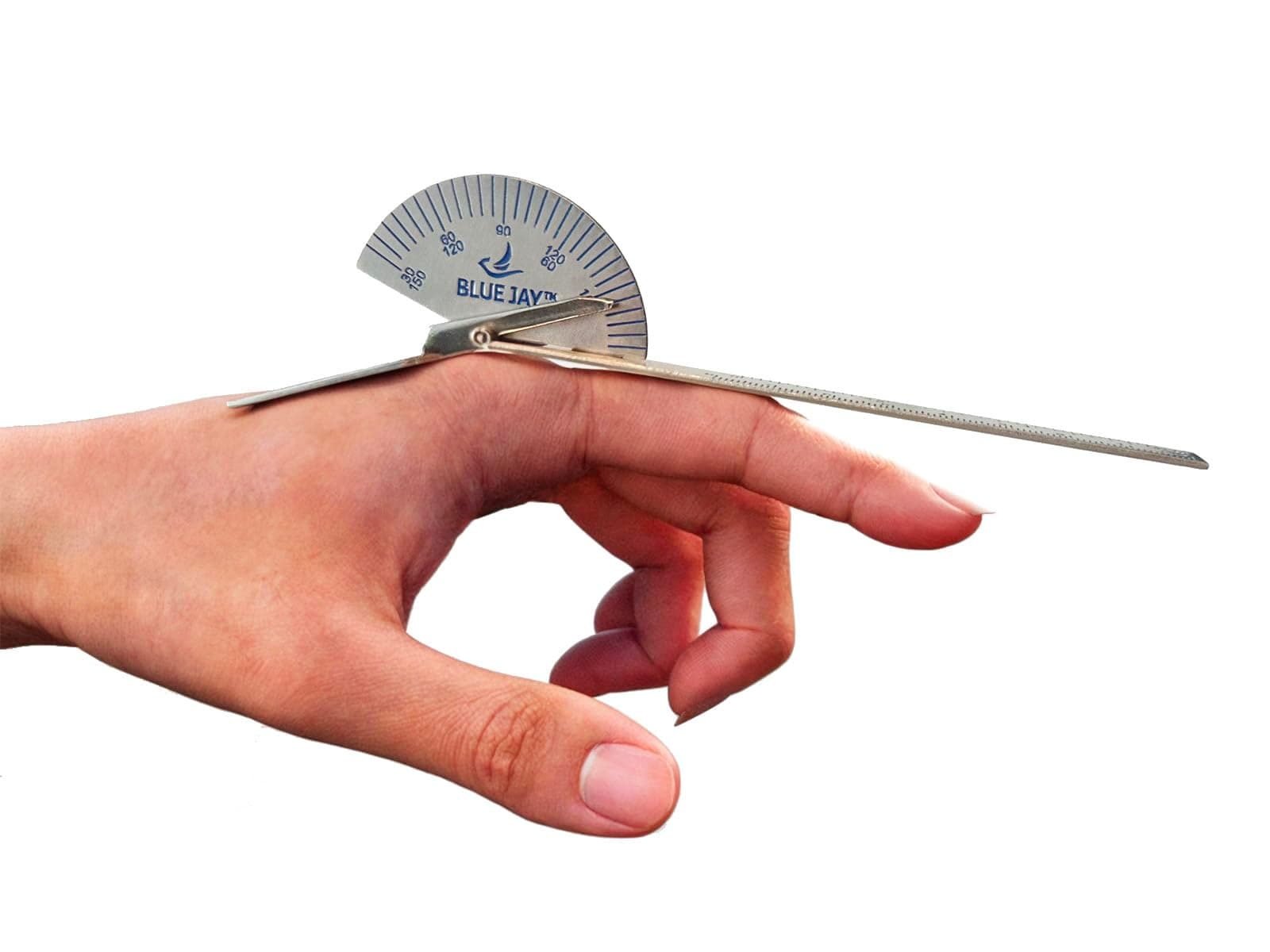 Take a Range Check - 6", 140°, ISOS Standard | Finger Goniometer, Calibrated Head | Ocupational & Physical Therapy