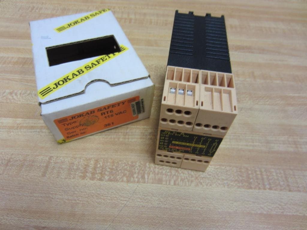 JOKAB SAFETY RT6 SAFETY RELAY 24VDCNEW IN A BOX