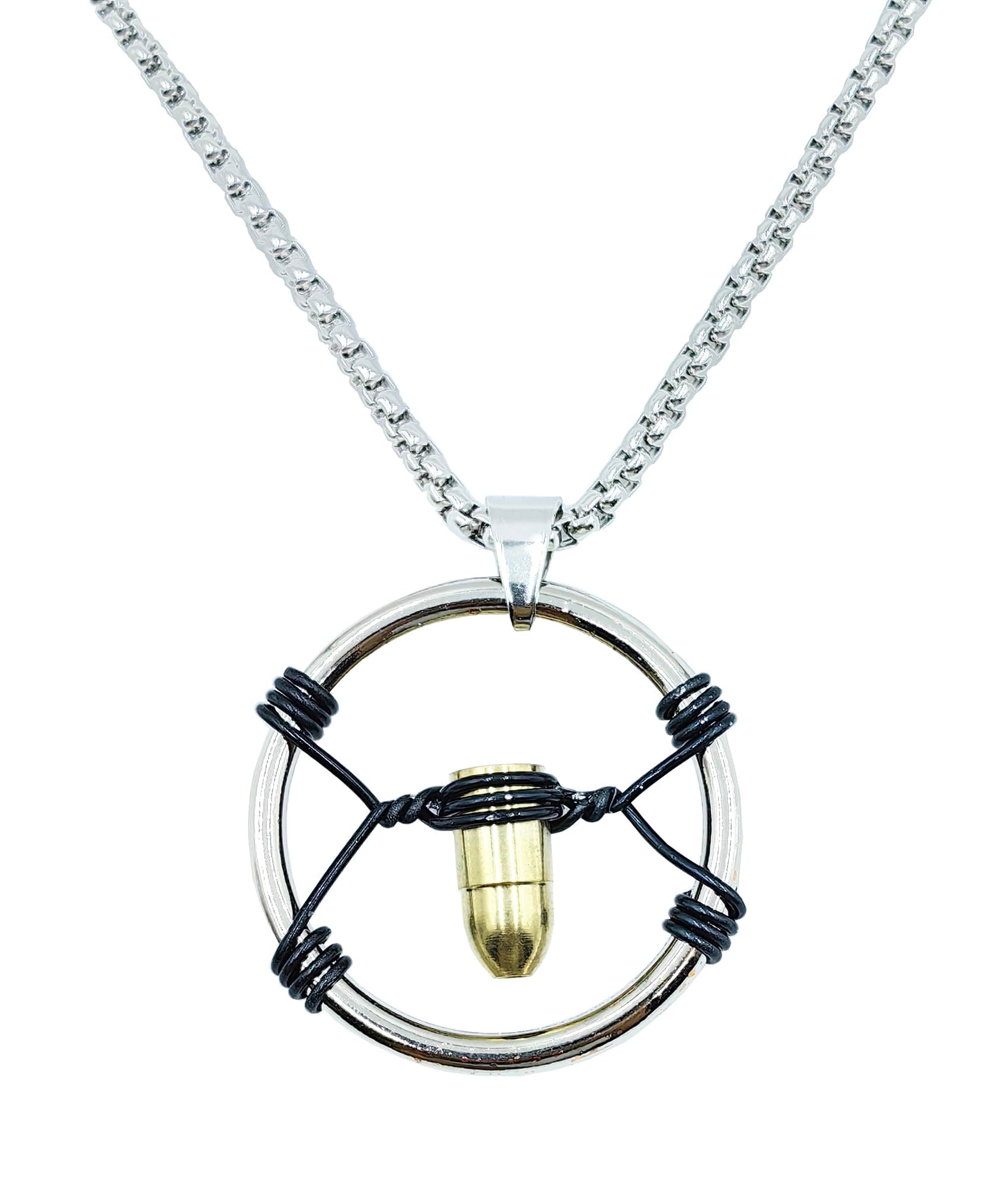 Cyber V Bullet Necklace Punk Merch Cosplay Costume Accessory