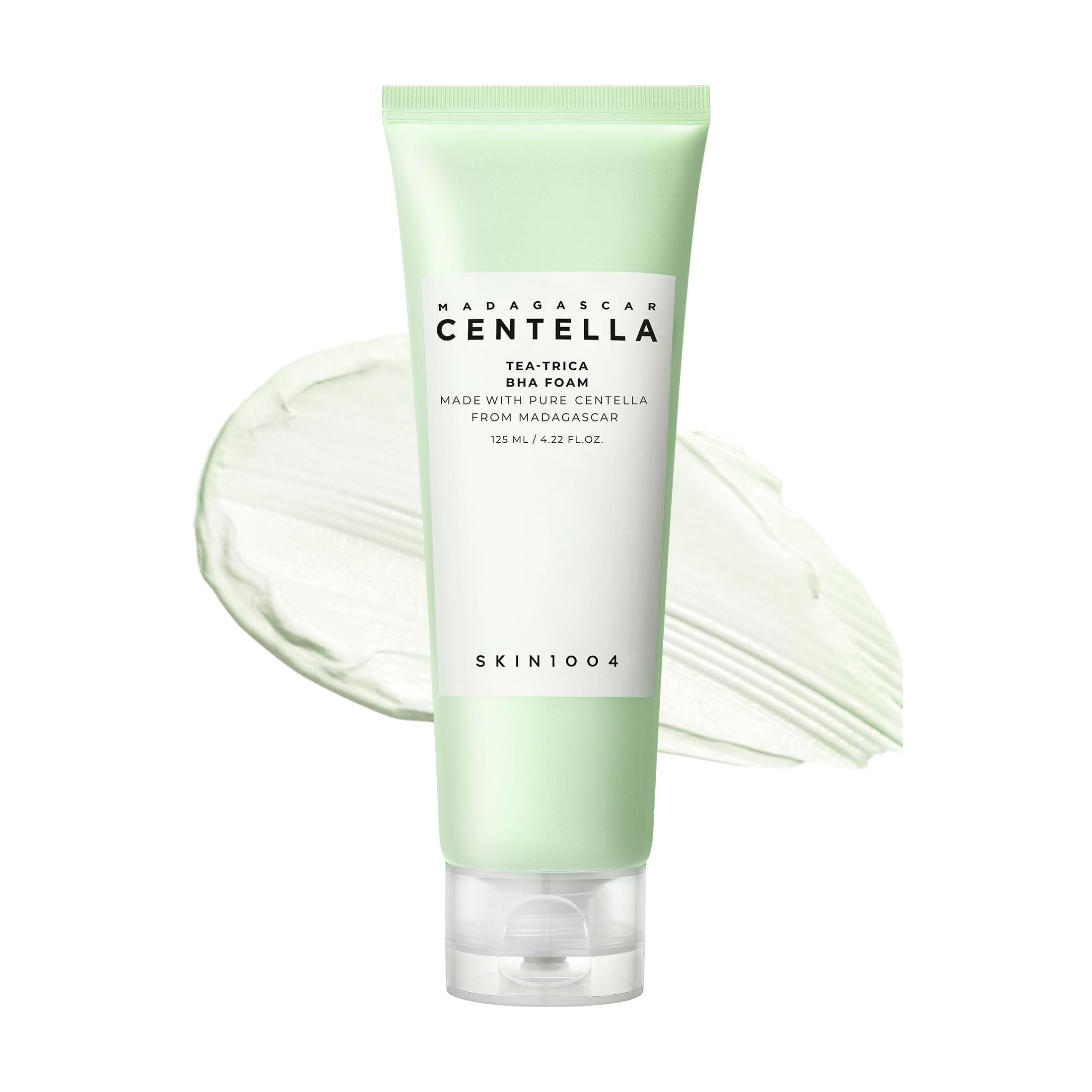 SKIN1004 Madagascar Centella Tea-Trica BHA Foam 125 ml Professional Cleansing Care Relieves Acne Prone Skin