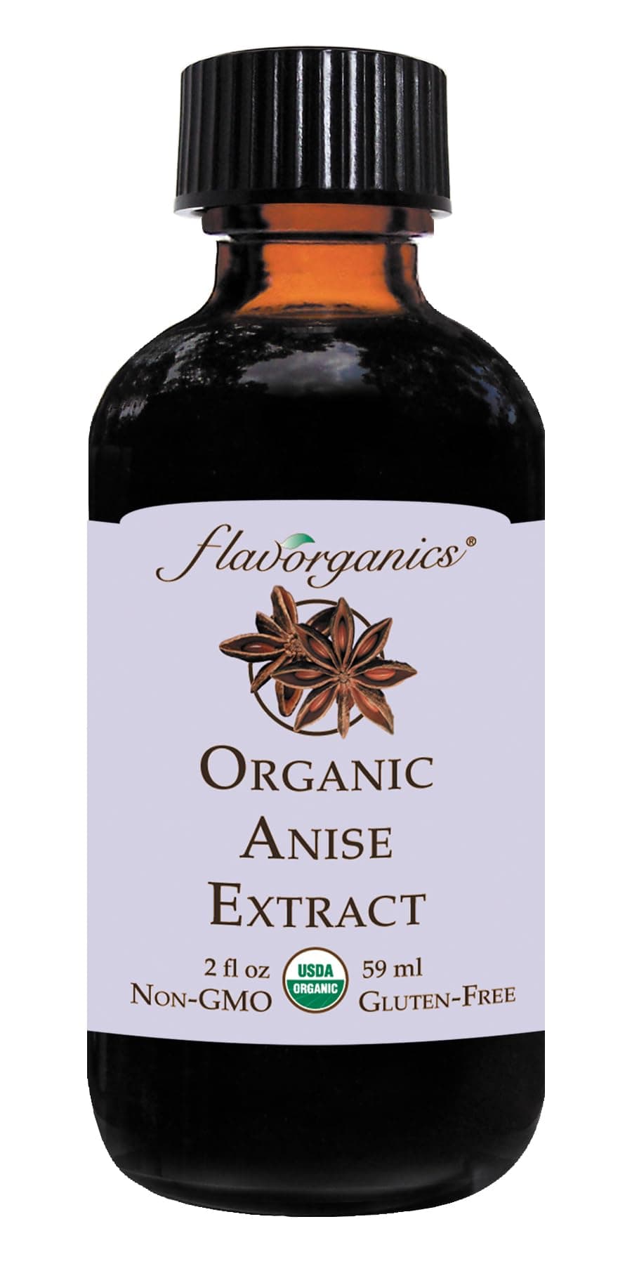 Flavorganics Organic Anise Extract, 2 Ounce Bottle