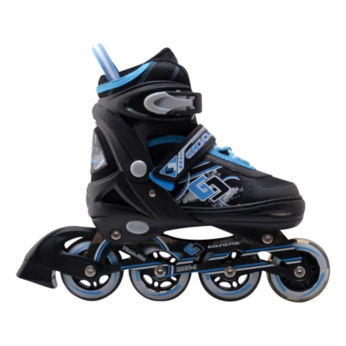 Professional Adjustable Inline Skates/Inliners for Children and Adults with Light-up Front Wheels - Various Colours and Sizes