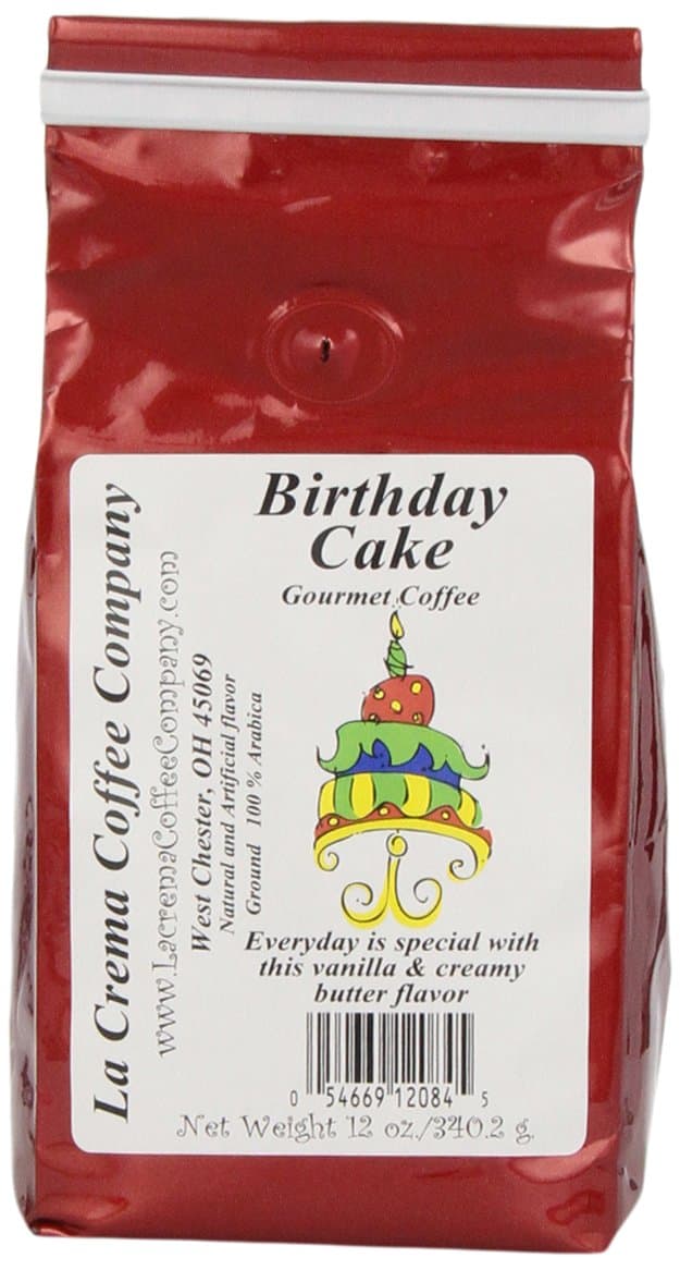 La Crema Coffee Birthday Cake, 12-Ounce Packages (Pack of 3)