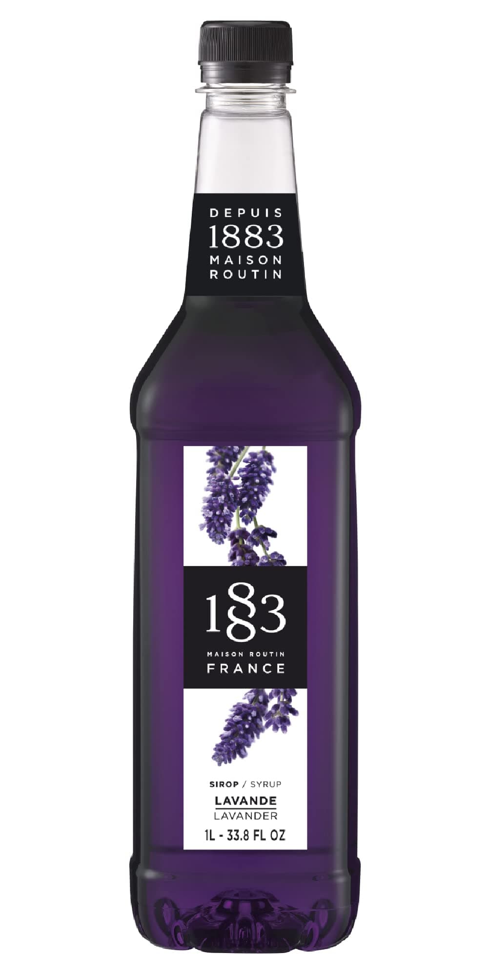 Pure And Satisfactory Lavender Syrup, Great For Cocktails And Soft Drinks, Made In France (33.8 Oz)