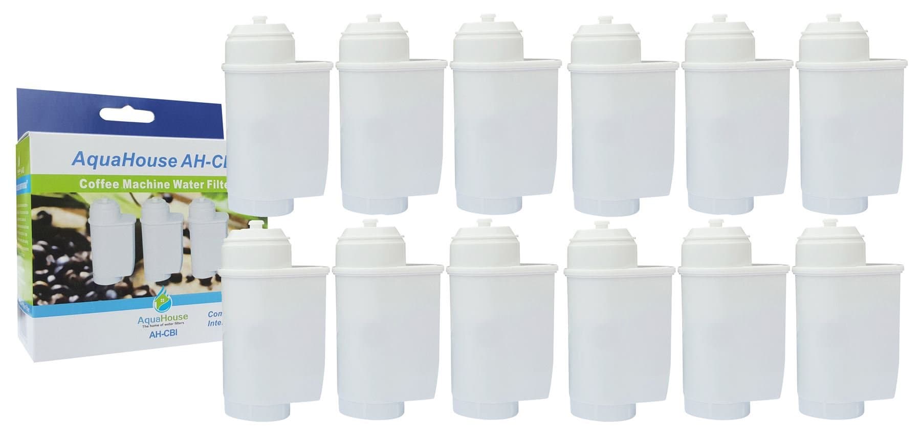 AH-CBI Water Filter Compatible with Siemens TZ70003 TCZ700, Compatible with Bosch 467873 575491 Coffee Machines (12 Pack)