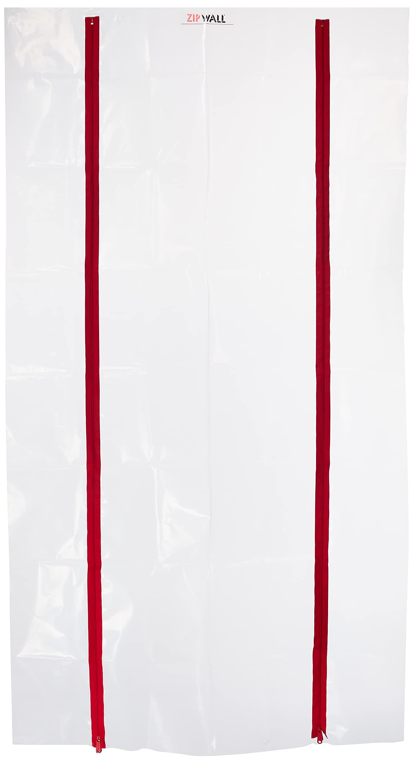 Zipwall Zipdoor Zds Standard DUSt Barrier Zipper Door Kit, 1 Pack, Red